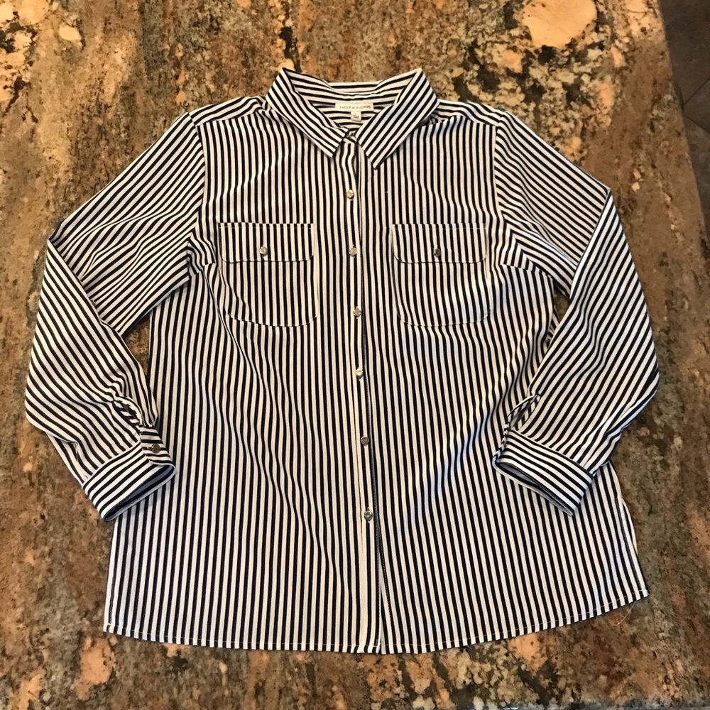 Women’s Striped Top by Notations